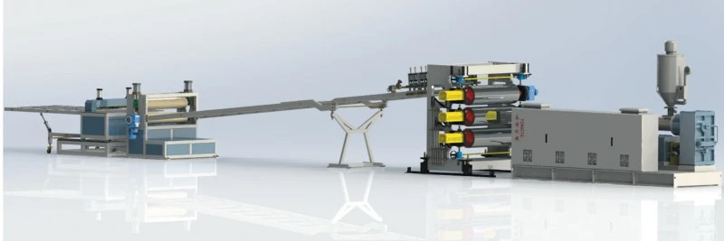 Dây chuyền ép đùn tấm ABS 1500mm