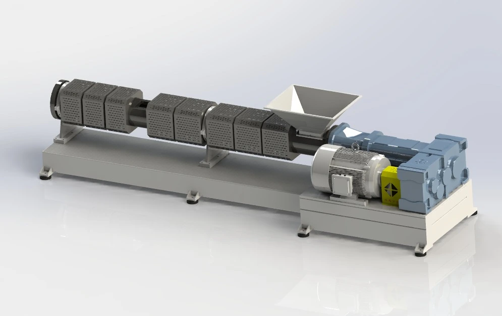 Đơn đặt hàng máy đùn tái chế nhựa trục vít đôi cho khách hàng châu Phi