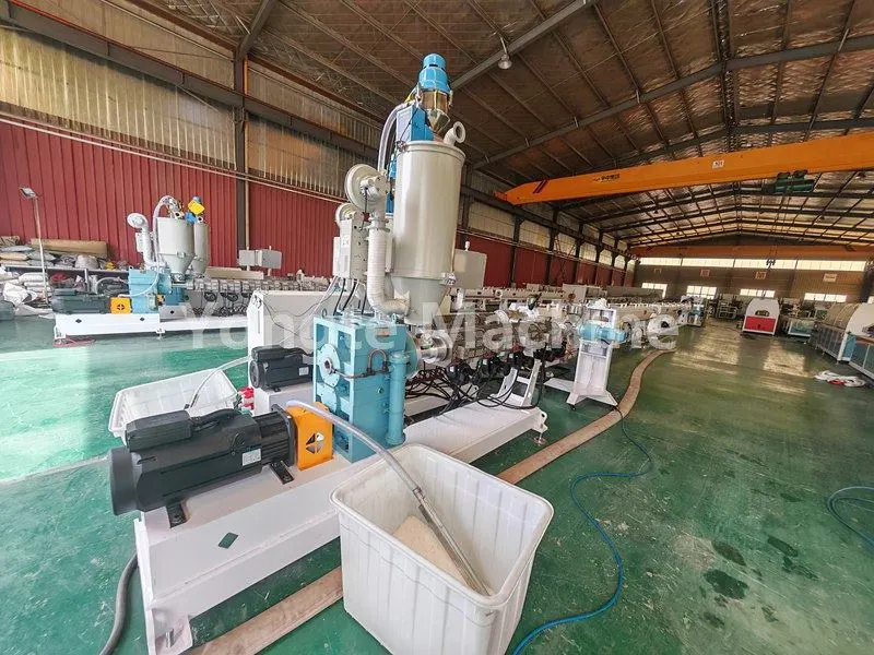 Dây chuyền ép đùn ống ba lớp PPR 16-63mm Yongte cho khách hàng Algeria đã hoàn thành vận hành và nghiệm thu thành công