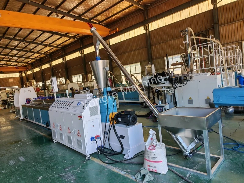Thử nghiệm thành công dây chuyền ép đùn ống thấm cao su