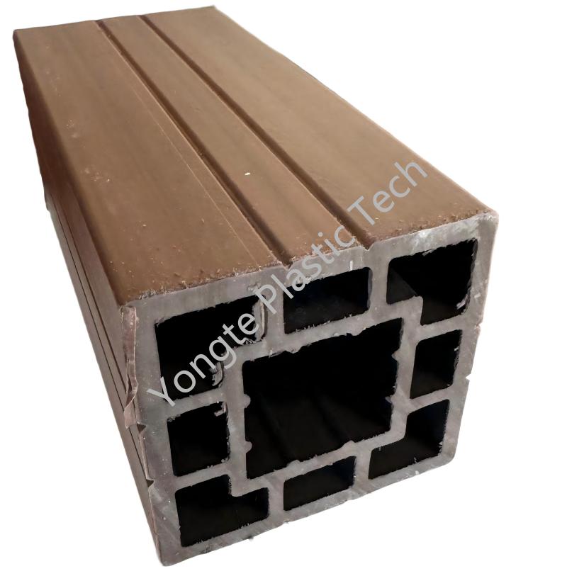 Máy làm cột WPC ép đùn đồng thời Yongte được thử nghiệm thành công