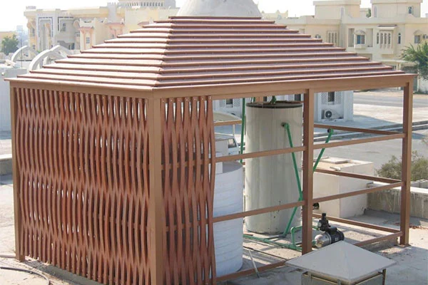 Eco-Friendly Plastic Lumber Shade Shed Profiles