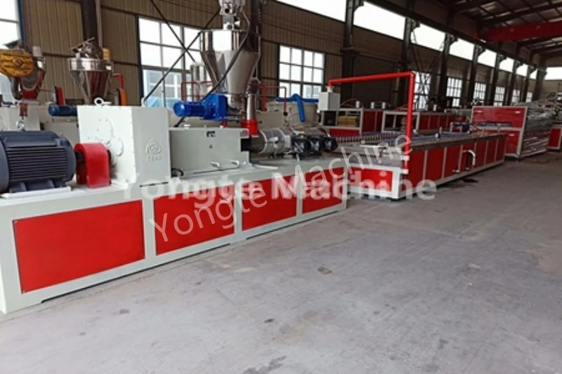 Custom-Engineered High Efficiency WPC Wall Panel Machine for Chinese Customer