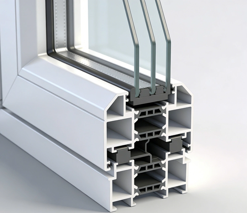 ABS window door profile machine