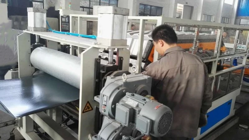 PVC corrugated sheet making machine
