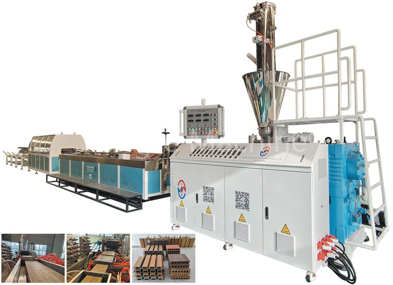 WPC decking extrusion line