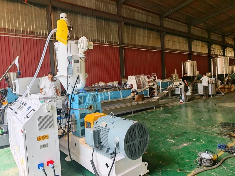 Dây chuyền Pelletizing tái chế nhựa được giao cho khách hàng châu Phi