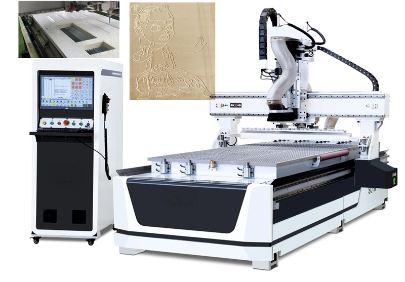 Máy khắc CNC cửa WPC